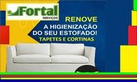 Logo Fortal Serviços - Limpeza de Estofados, Tapetes e Cortinas