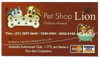 Logo Pet Shop Lion Estéticos Animal em Vila Santa Cruz