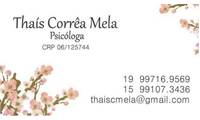 Logo Thais Corrêa Mela - Psicóloga em Nova América