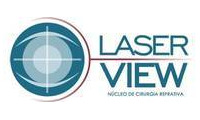 Logo LaserView em Água Verde