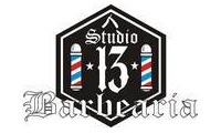 Logo Studio 13 Barbearia em Aclimação