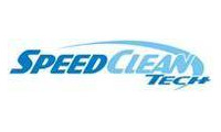 Logo Speed Clean Tech em Água Branca