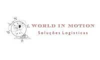 Logo World In Motion Soluções Logísticas em Água Espraiada