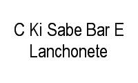 Logo C Ki Sabe Bar E Lanchonete em Centro