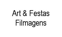 Logo Art & Festas Filmagens em Irajá