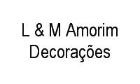 Logo L & M Amorim Decorações em Cachambi