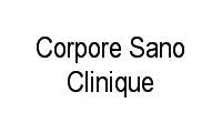 Logo Corpore Sano Clinique em Anil
