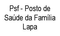 Logo Psf - Posto de Saúde da Família Lapa