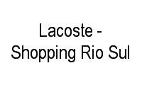 Logo Lacoste - Shopping Rio Sul em Botafogo