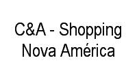Logo C&A - Shopping Nova América em Del Castilho