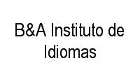 Logo B&A Instituto de Idiomas em Barra da Tijuca