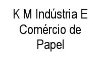 Logo K M Indústria E Comércio de Papel em Jardim Três Marias