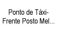 Logo Ponto de Táxi-Frente Posto Melo Oliveira