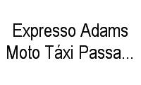 Logo Expresso Adams Moto Táxi Passageiro E Entrega em Centro