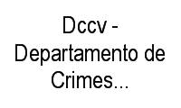 Logo Dccv - Departamento de Crimes Contra Vida