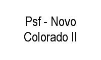 Logo Psf - Novo Colorado II em Novo Colorado