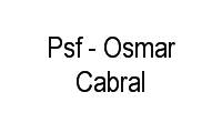 Logo Psf - Osmar Cabral em Osmar Cabral