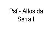 Logo Psf - Altos da Serra I