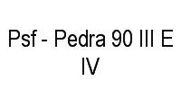 Logo Psf - Pedra 90 III E IV