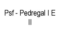 Logo Psf - Pedregal I E II em Pedregal