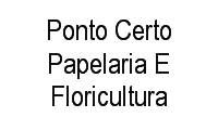 Logo Ponto Certo Papelaria E Floricultura em Jardim Tijuca