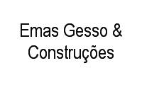 Logo Emas Gesso & Construções em Recanto das Emas
