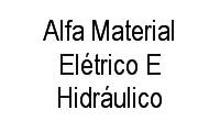 Logo Alfa Material Elétrico E Hidráulico em Asa Norte