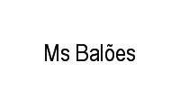 Logo Ms Balões em Marco