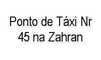 Logo Ponto de Táxi Nr 45 na Zahran em Jardim TV Morena
