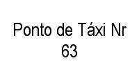Logo Ponto de Táxi Nr 63 em Jardim Petrópolis