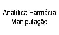Logo Analítica Farmácia Manipulação em Barra da Tijuca