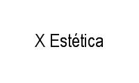 Logo X Estética em Anil