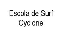 Logo Escola de Surf Cyclone em Barra da Tijuca