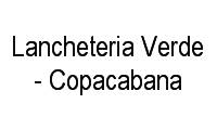 Logo Lancheteria Verde - Copacabana em Copacabana