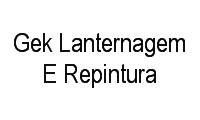 Logo Gek Lanternagem E Repintura em Rodoviário