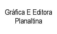 Logo Gráfica E Editora Planaltina