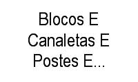 Logo Blocos E Canaletas E Postes E Alambrados