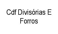 Logo CDF Divisórias e Forros em Vila São José (Brazlândia)