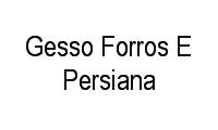 Logo Gesso Forros E Persiana em Jardim Guanabara II