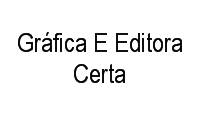 Logo Gráfica E Editora Certa em Setor Coimbra