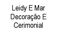 Logo Leidy E Mar Decoração E Cerimonial em Jardim América