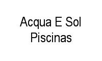 Logo Acqua E Sol Piscinas em Setor Pedro Ludovico