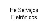 Logo He Serviços Eletrônicos em Setor Campinas