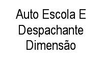 Logo Auto Escola E Despachante Dimensão em Vila Brasília