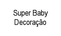 Logo Super Baby Decoração em Compensa