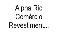 Logo Alpha Rio Comércio Revestimentos E Serviços em Centro