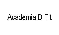 Logo Academia D Fit em Tijucal