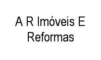 Logo A R Imóveis E Reformas em São Gabriel
