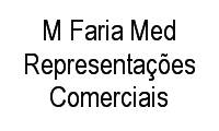 Logo M Faria Med Representações Comerciais em Nova Suíça