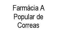 Logo Farmácia A Popular de Correas em Corrêas